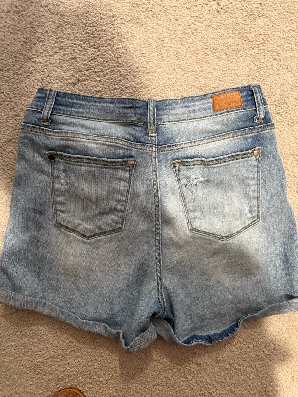 Judy Blue Light Blue Denim High-Rise Jean Shorts